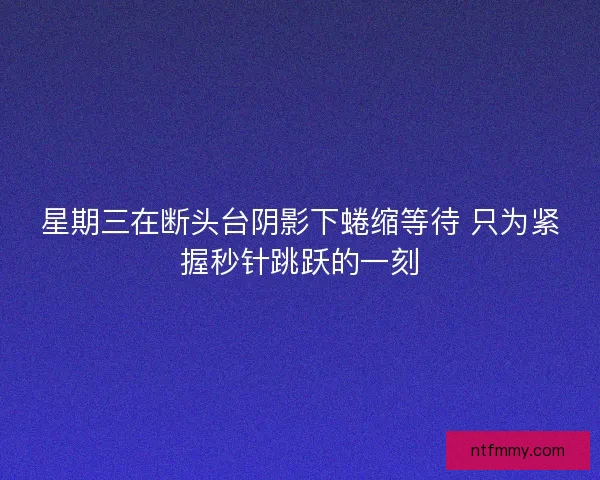 星期三在断头台阴影下蜷缩等待 只为紧握秒针跳跃的一刻